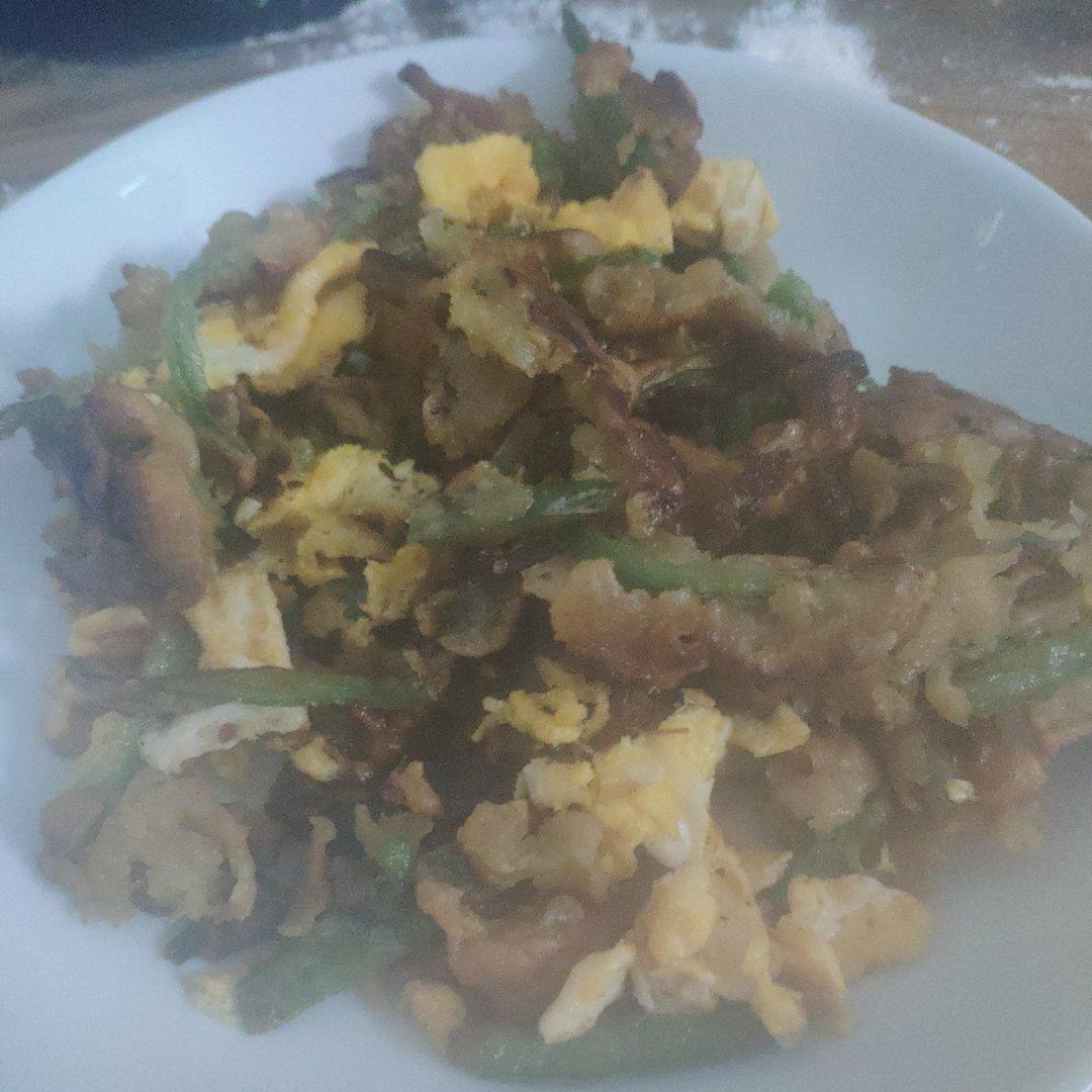 河南的辣椒炒面粉 小时候的味道