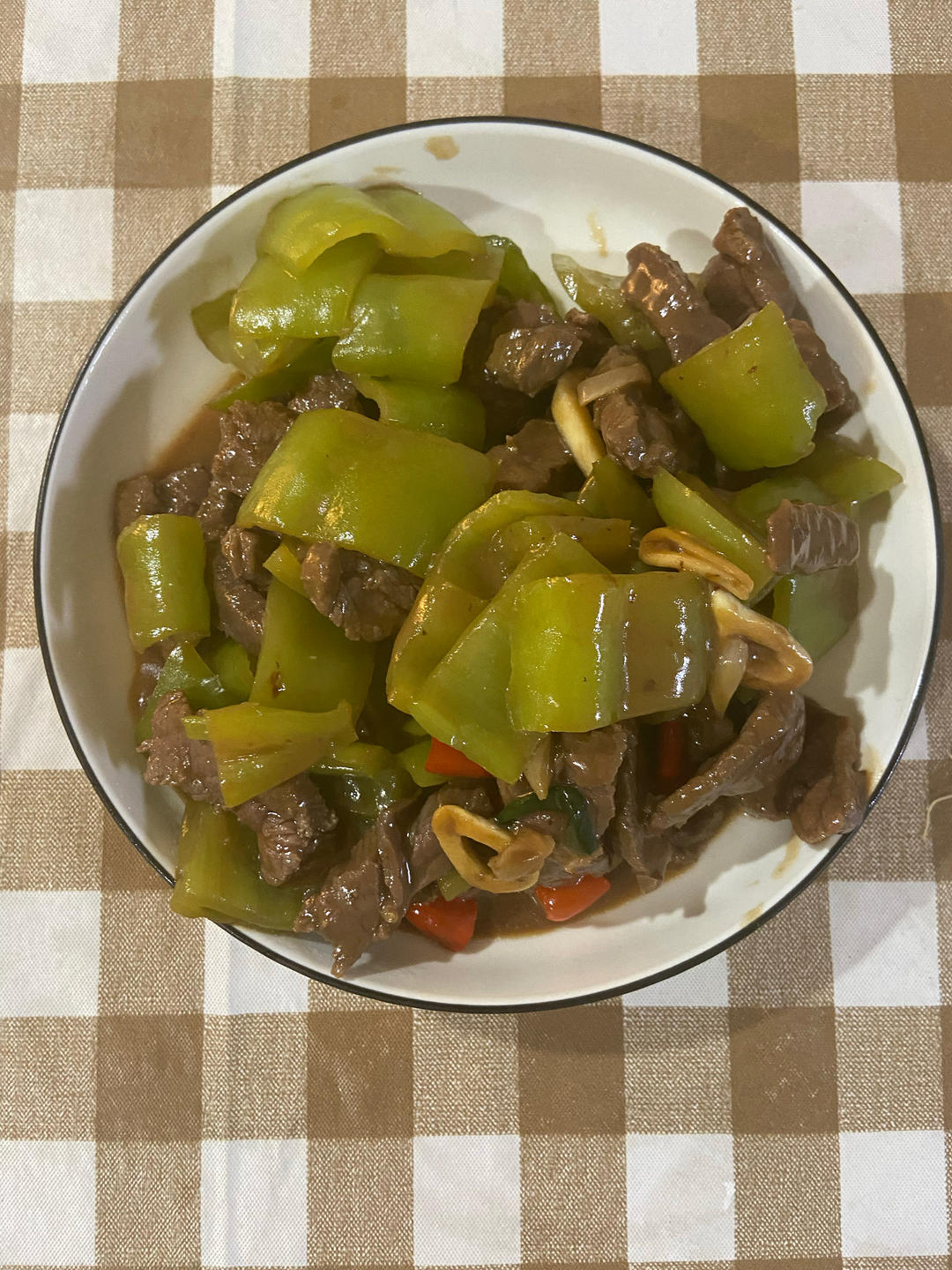 青椒炒牛肉
