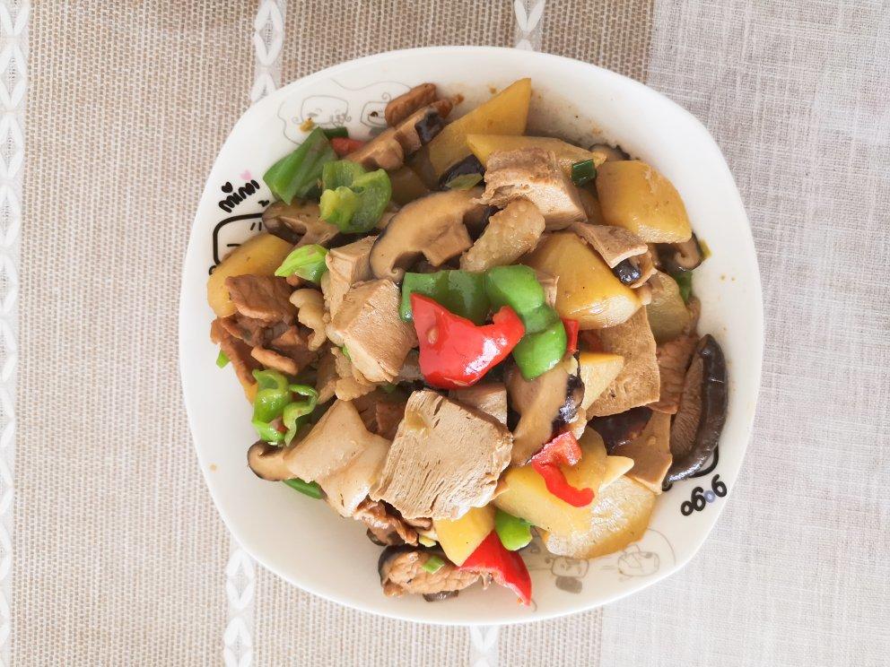 红烧冻豆腐