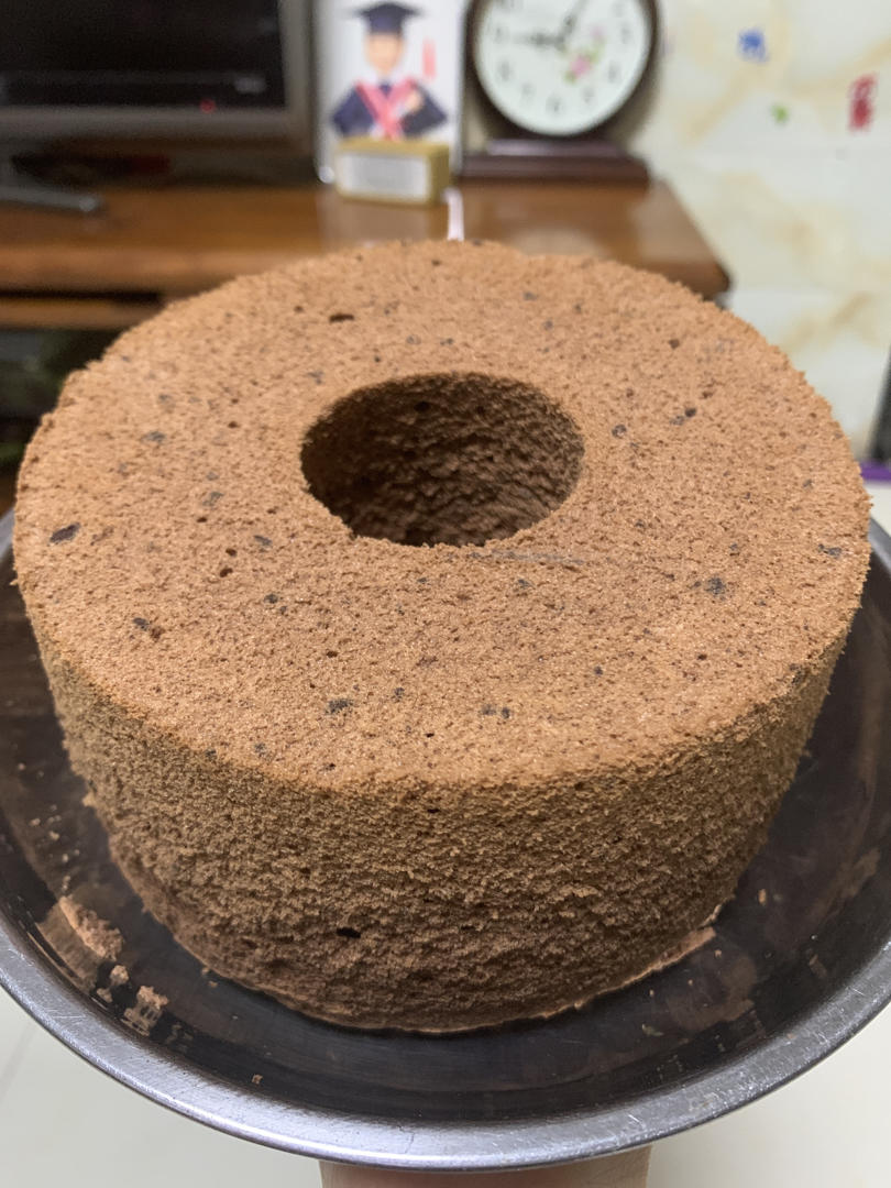 零失败❗️超详细的六寸巧克力戚风蛋糕