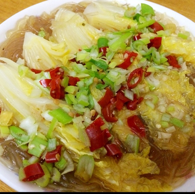 蒜蓉粉丝娃娃菜