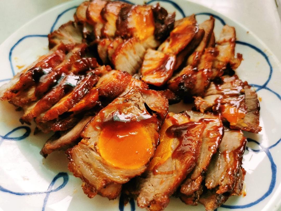 咸蛋黄叉烧肉