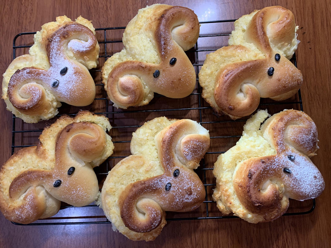 羊羊羊 🐏 椰蓉小面包、一次就成功‼️