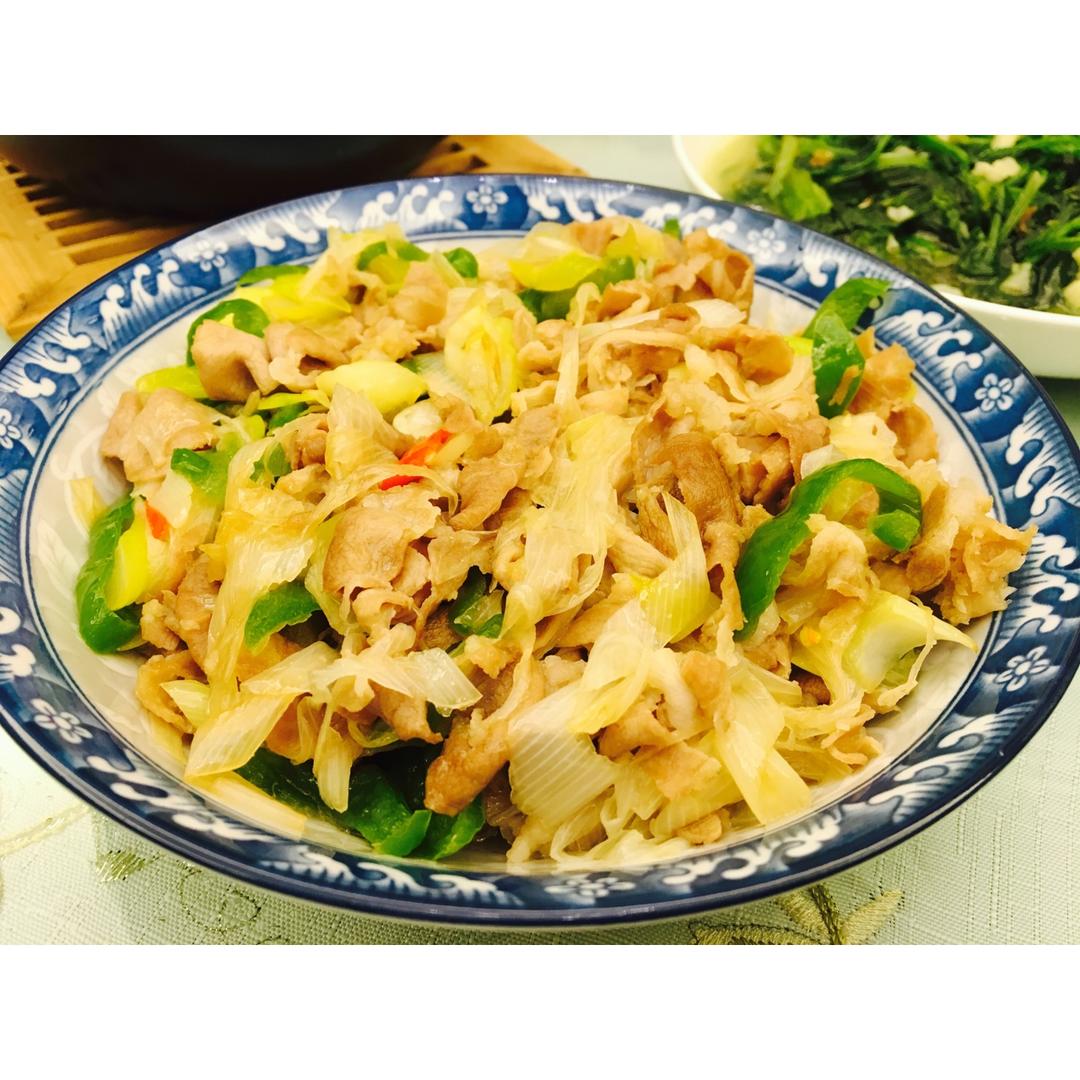 葱爆羊肉片