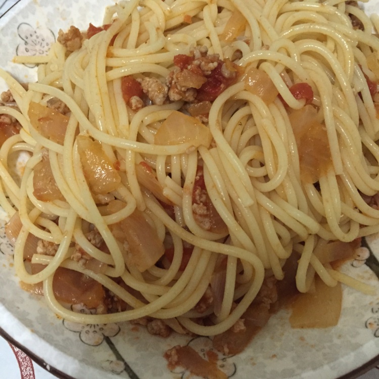 番茄肉酱意大利面