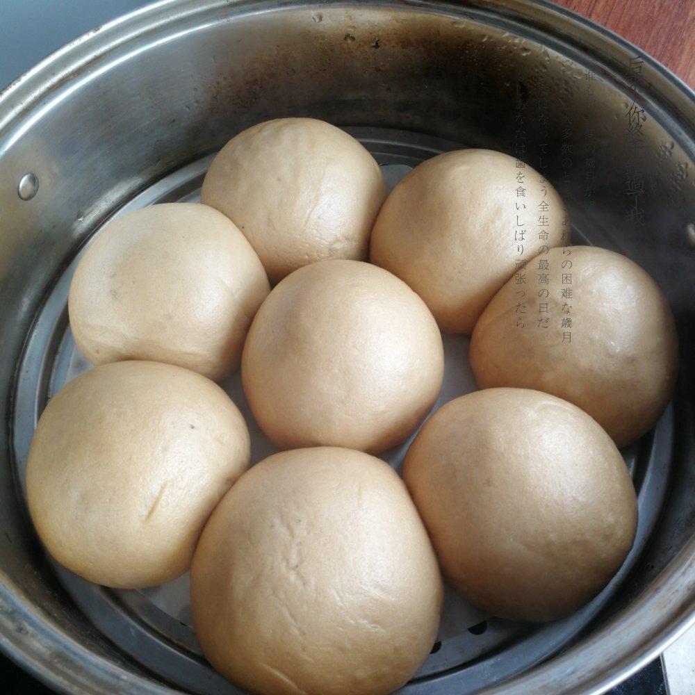 有着面包口感的红糖馒头（一次发酵）