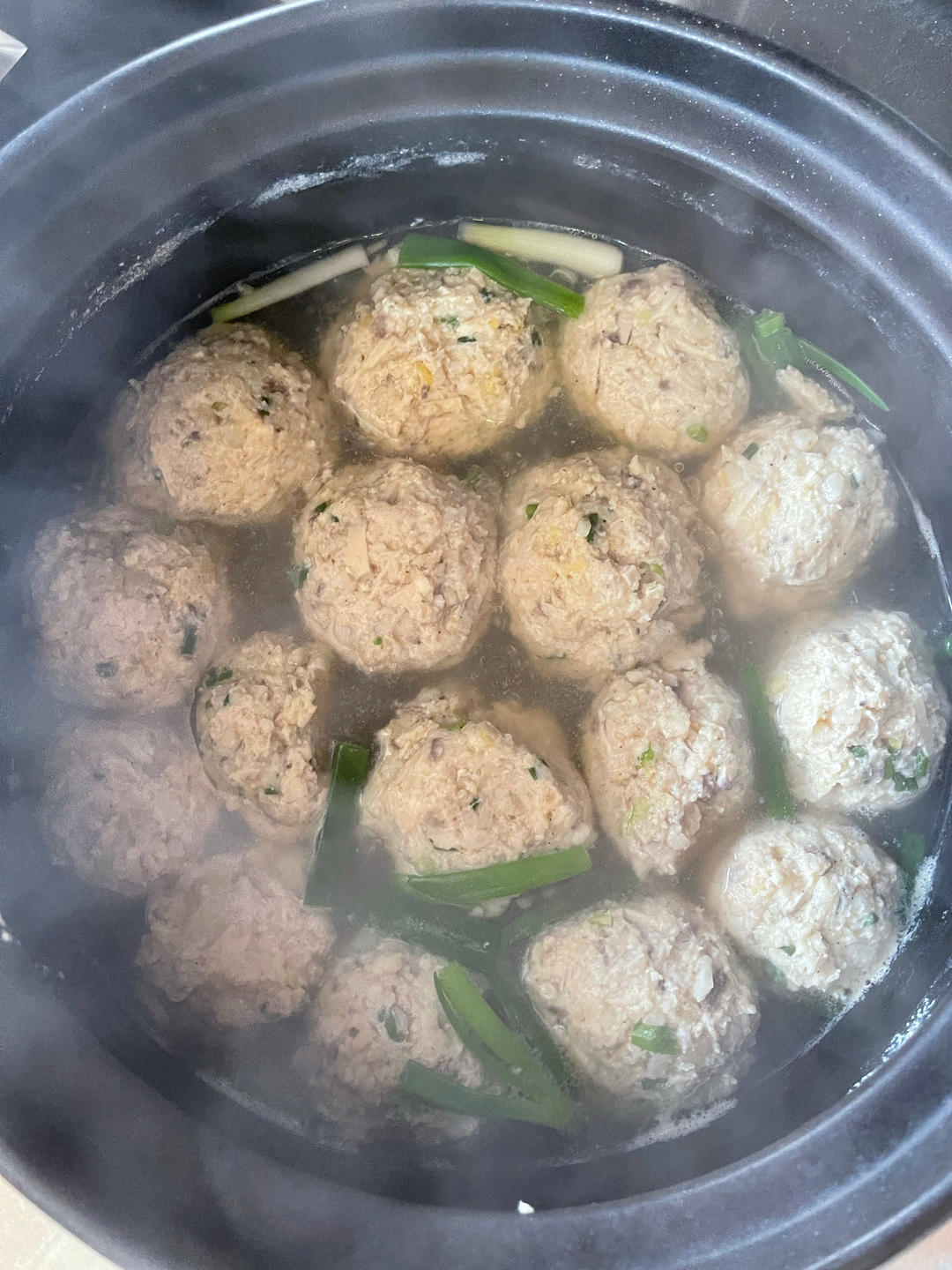 马蹄香菇鸡肉丸健身厨男版