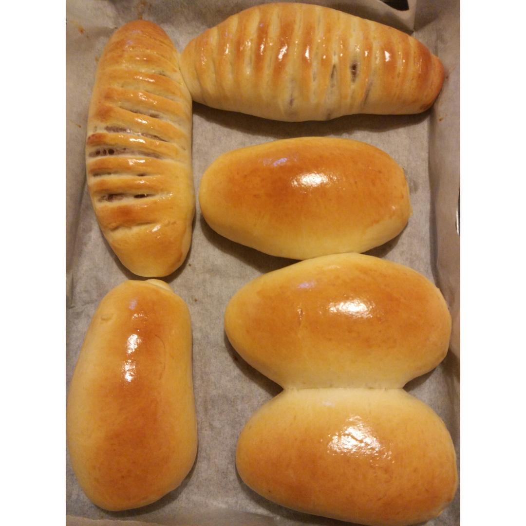 豆沙面包（中种法）