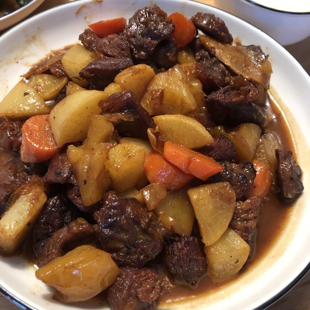 不加香料的红烧牛腱子