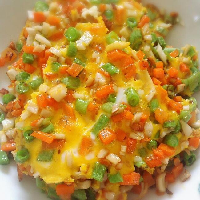 杂蔬蛋饼