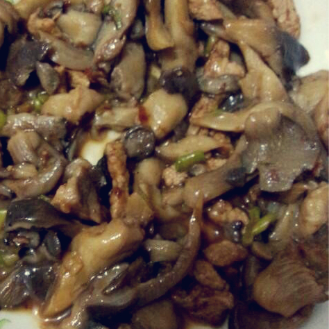 蘑菇炒肉丝
