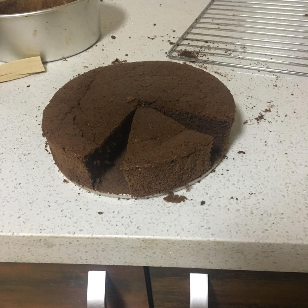 8寸可可戚风蛋糕