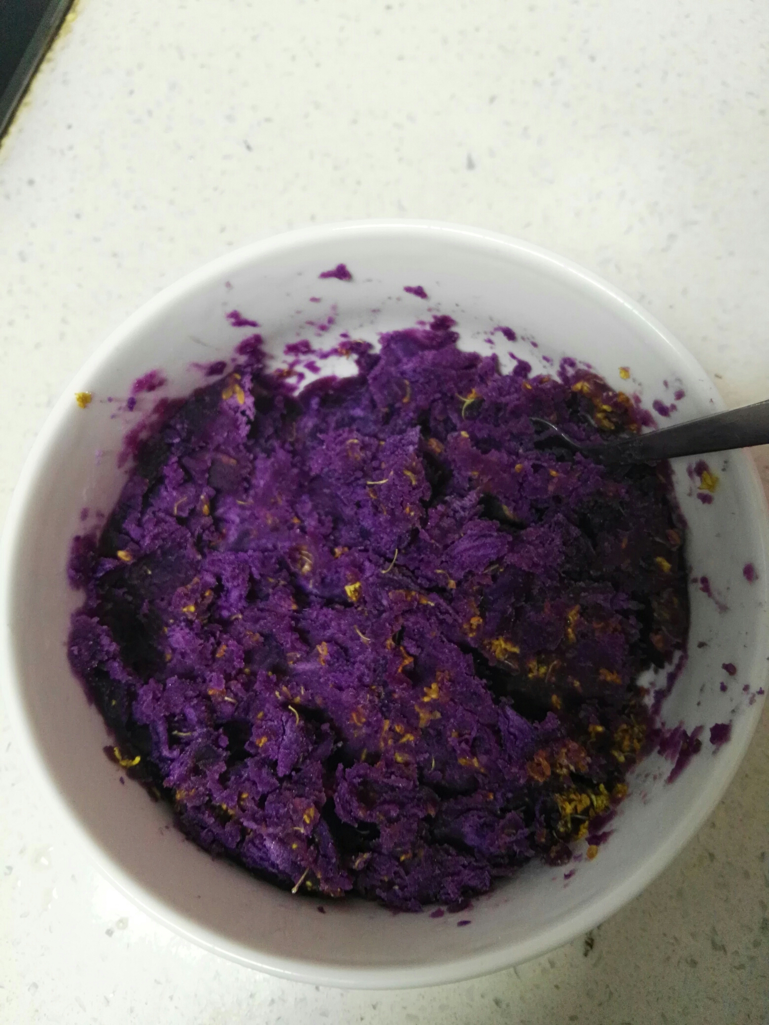 糯米紫薯饼的做法 步骤3