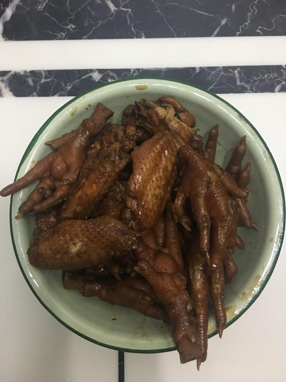 香辣卤鸡爪
