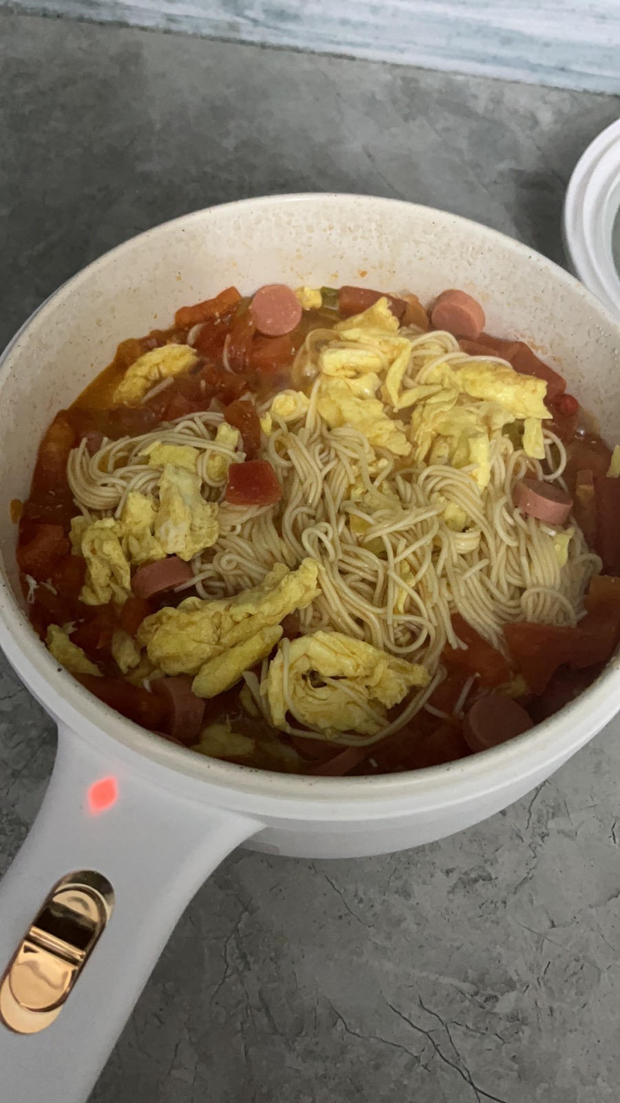 5分钟搞定早午餐👍番茄鸡蛋汤面😋超美味❗️