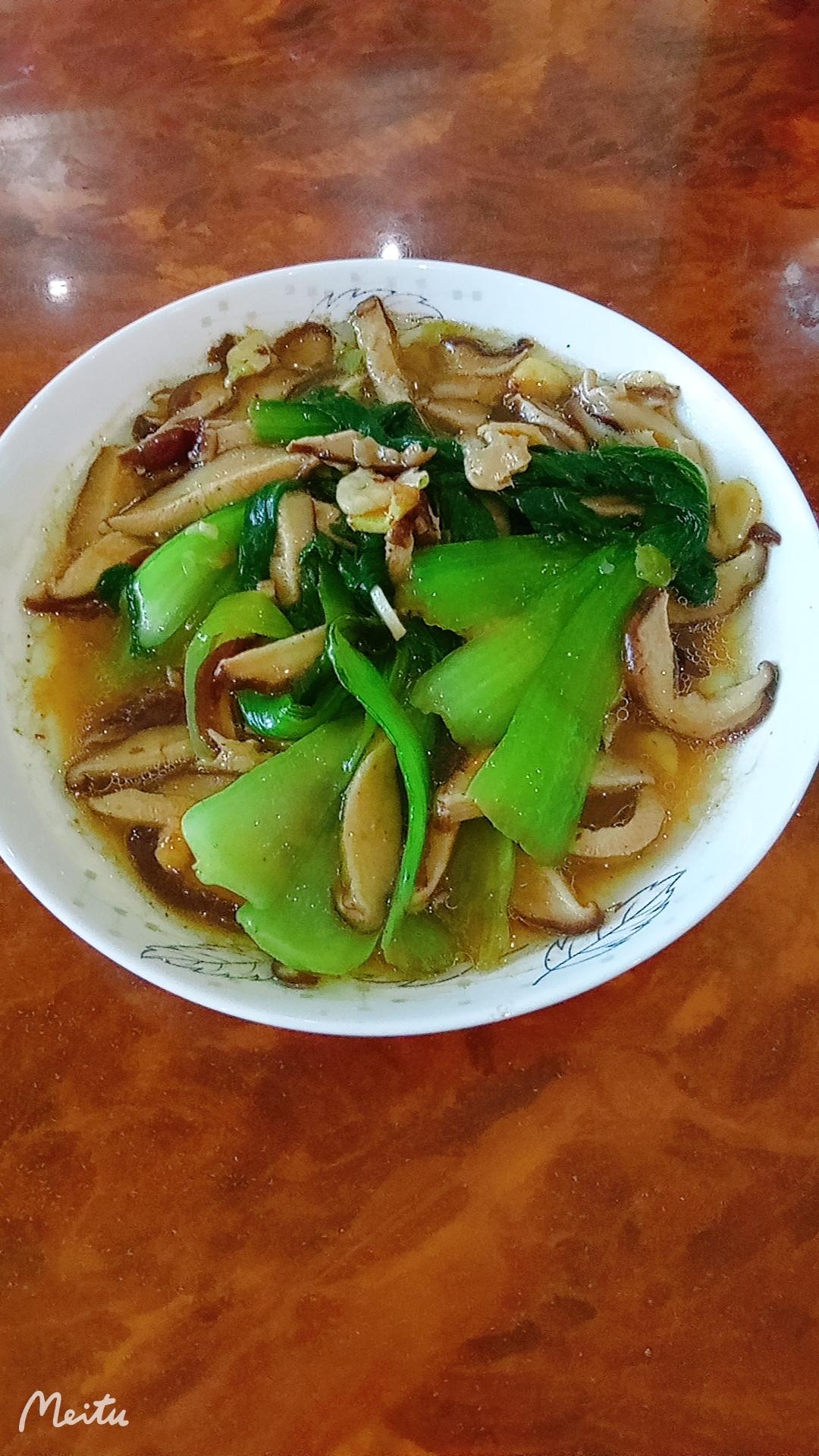 油菜香菇