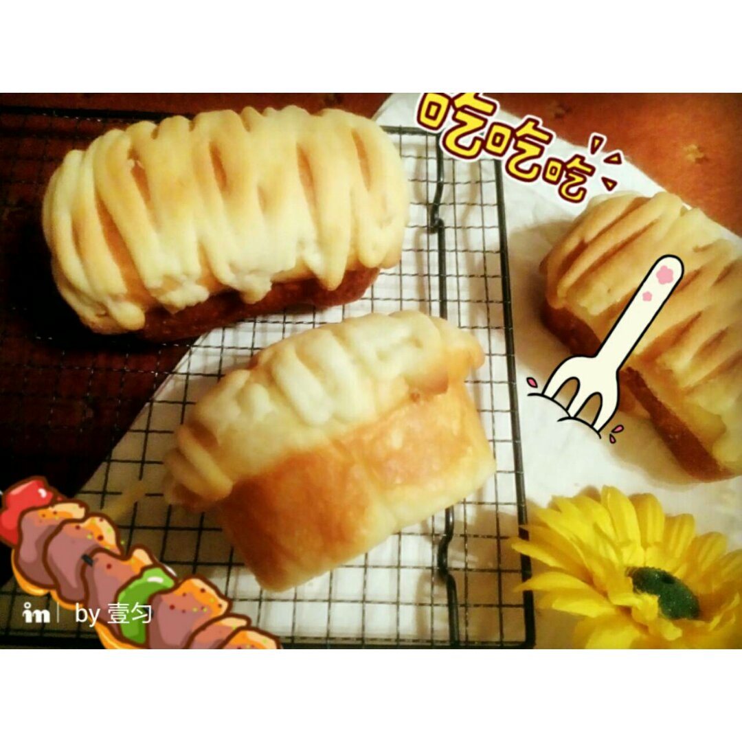 奶油酥皮小吐司