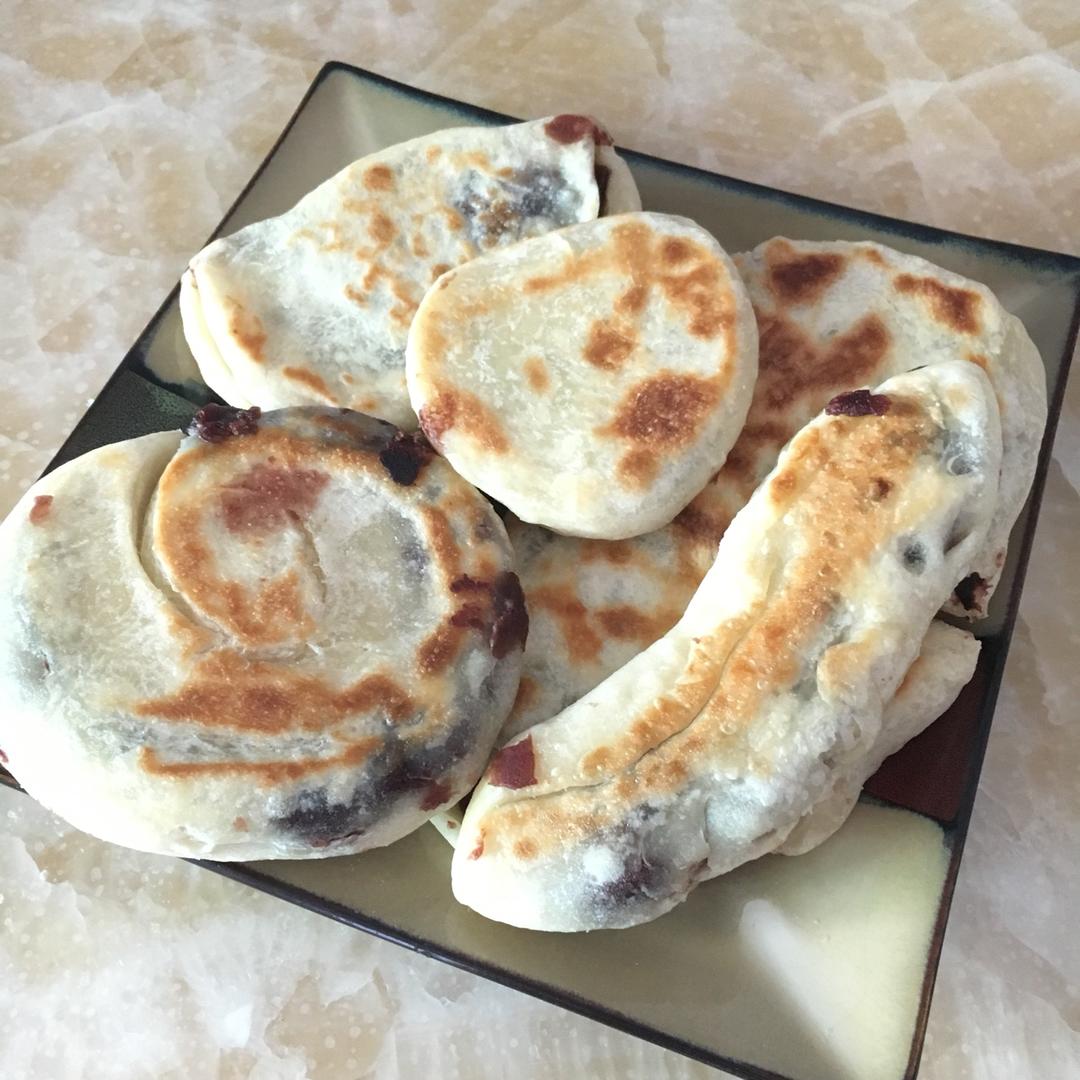 平底锅版红豆饼