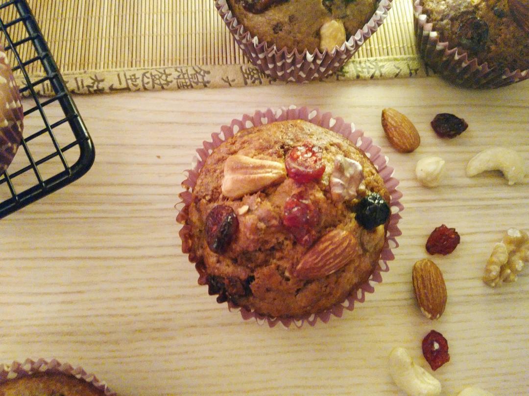 红糖全麦香蕉马芬