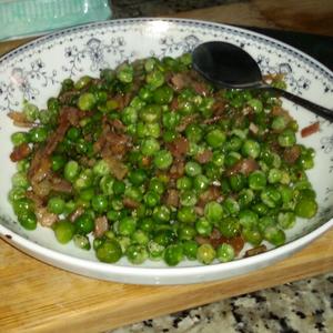 腊肉末末豌豆的做法 步骤1
