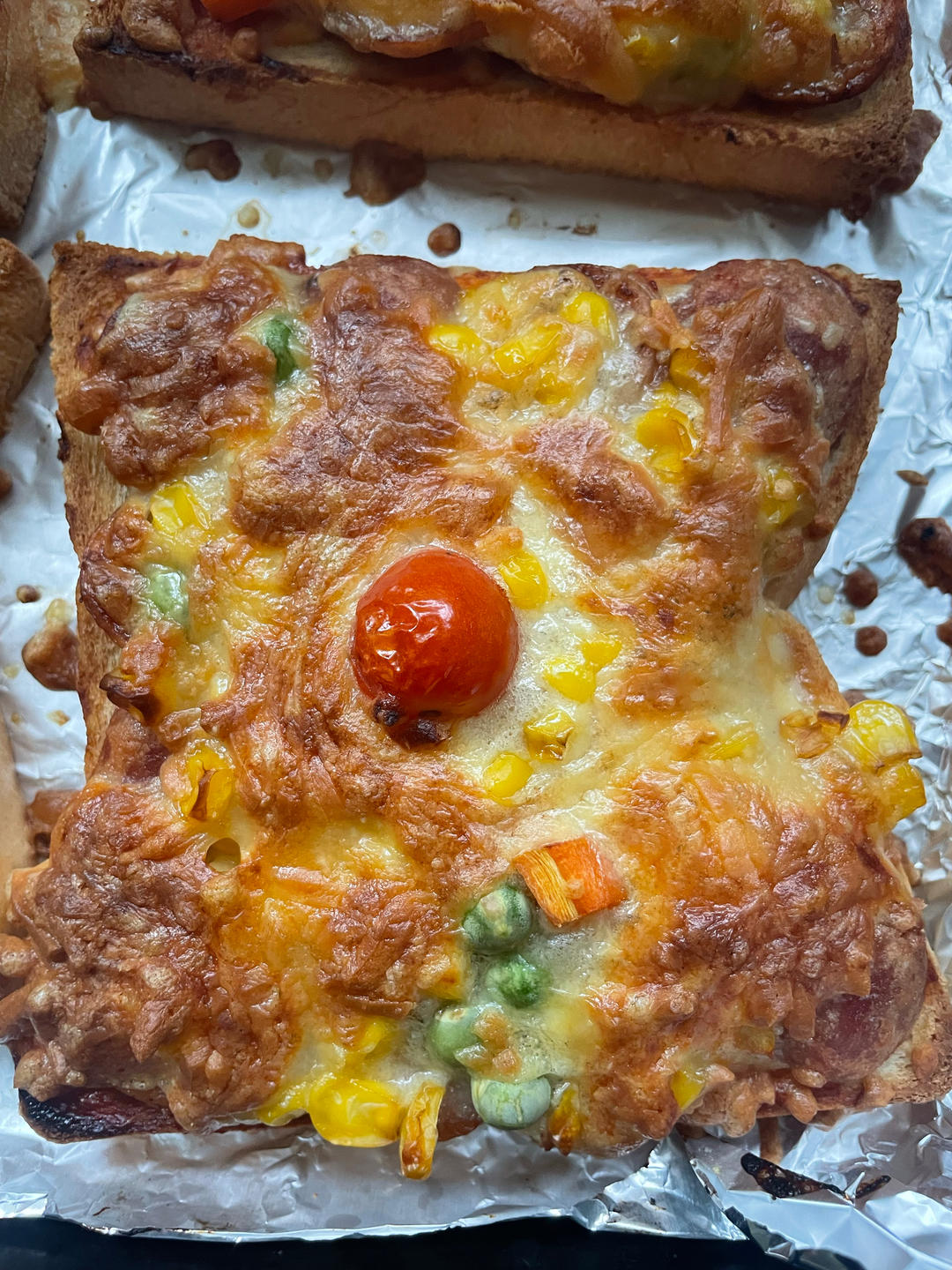超好吃面包披萨🍕