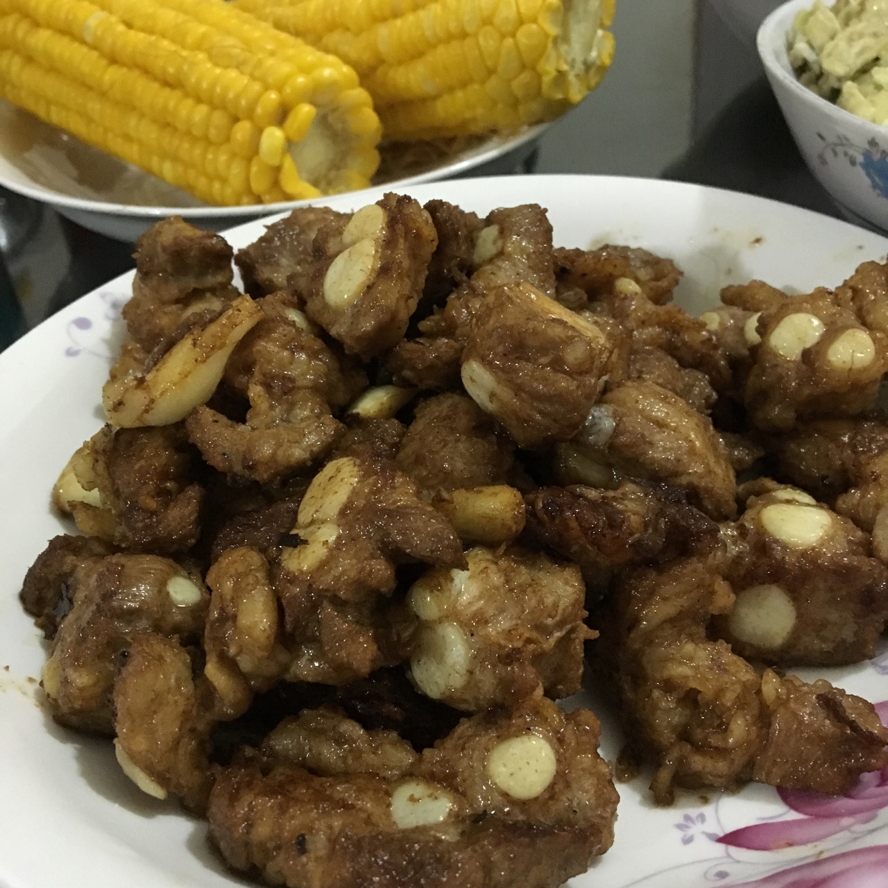 香蒜孜然猪肉粒-解馋神器