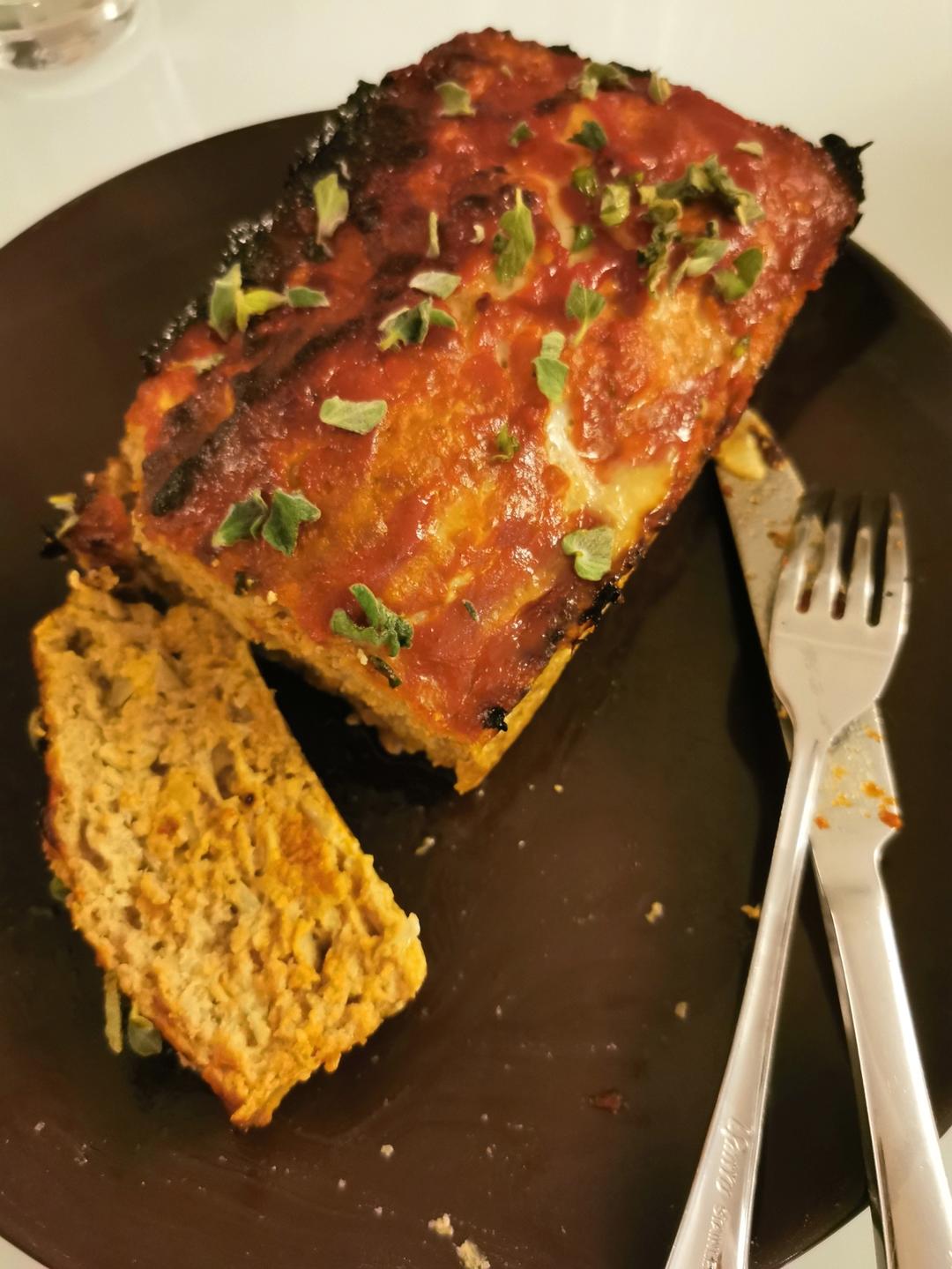 美式传统菜肉面包Meatloaf