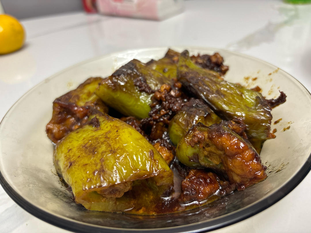 销魂青椒酿肉【超级下饭】