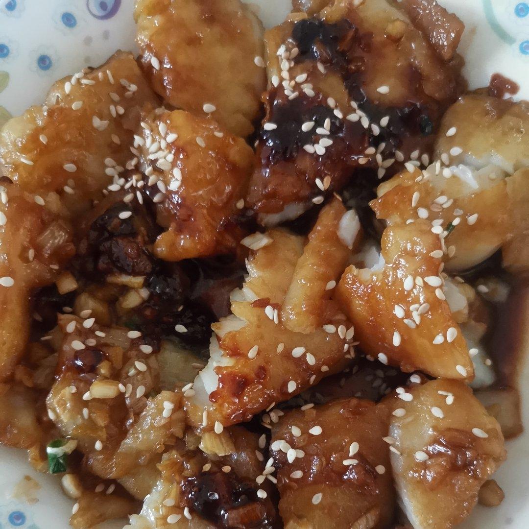 快手照烧巴沙鱼盖饭