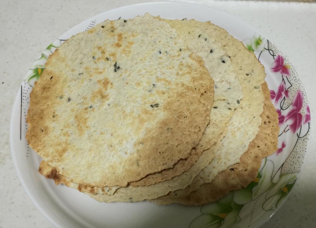 全麦煎饼——减肥怕胖MM的福音（蛋卷机制作）