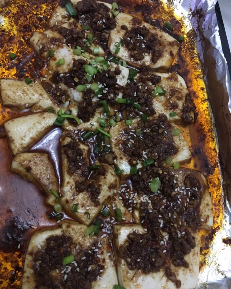 烤箱版的烤豆腐