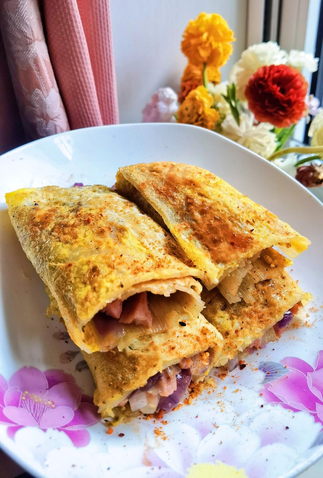 超级美味的东北烤冷面➕自制万能酱料【酱料是关键】