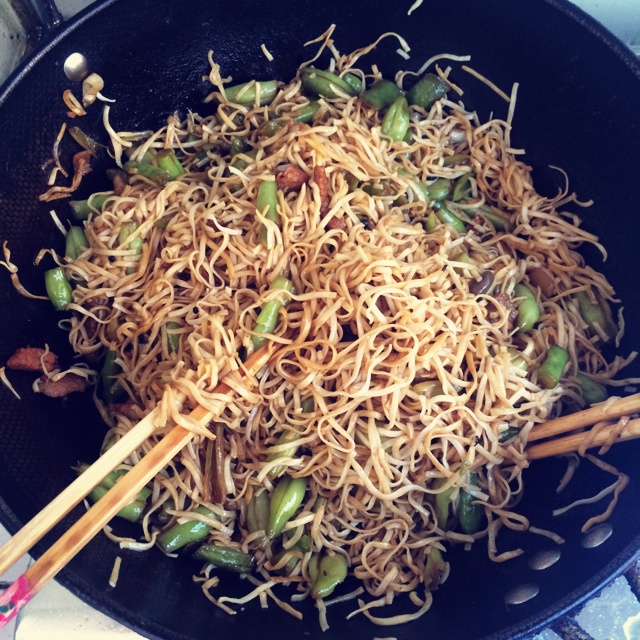 豆角焖面