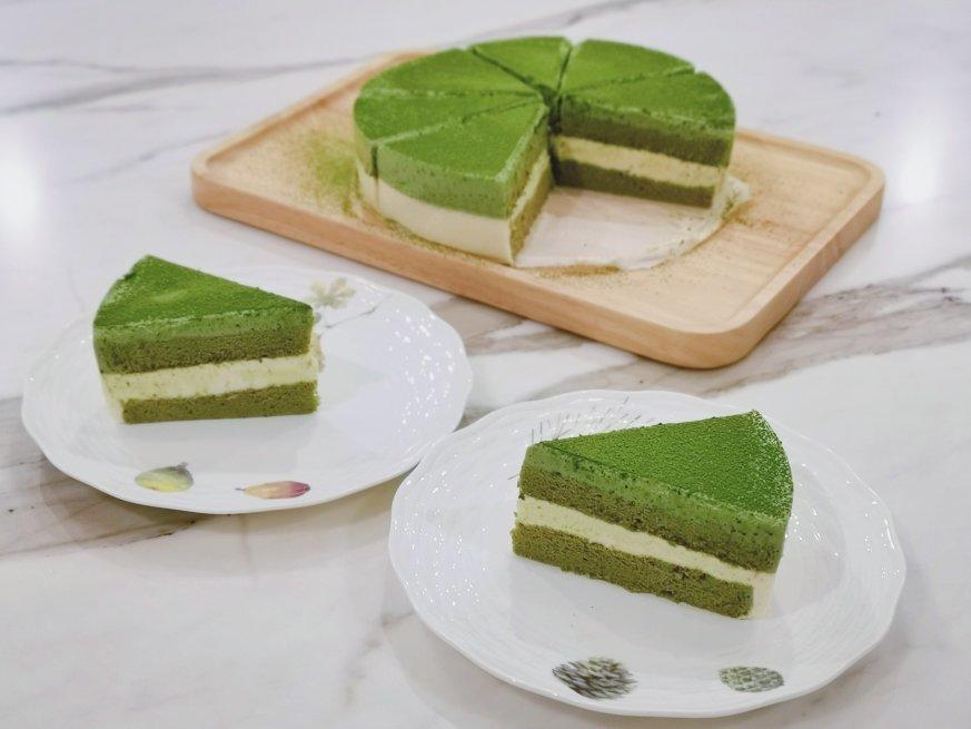 抹茶双享慕斯