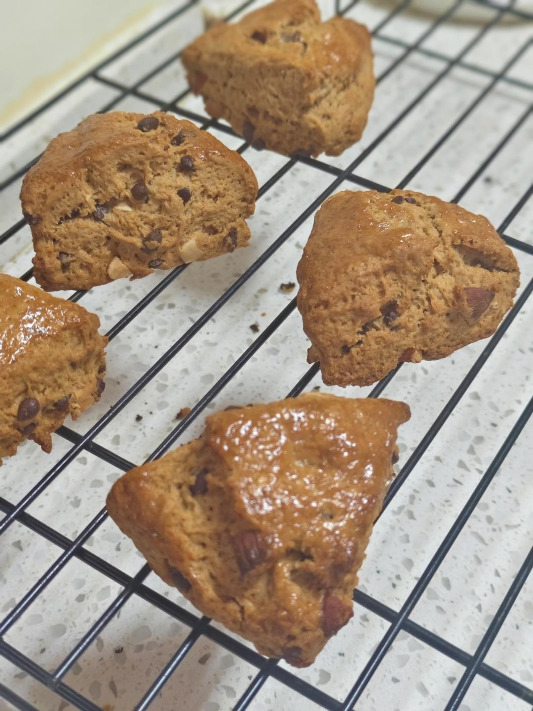 咖啡坚果可可奶油司康🤎让人上瘾的苦与甜