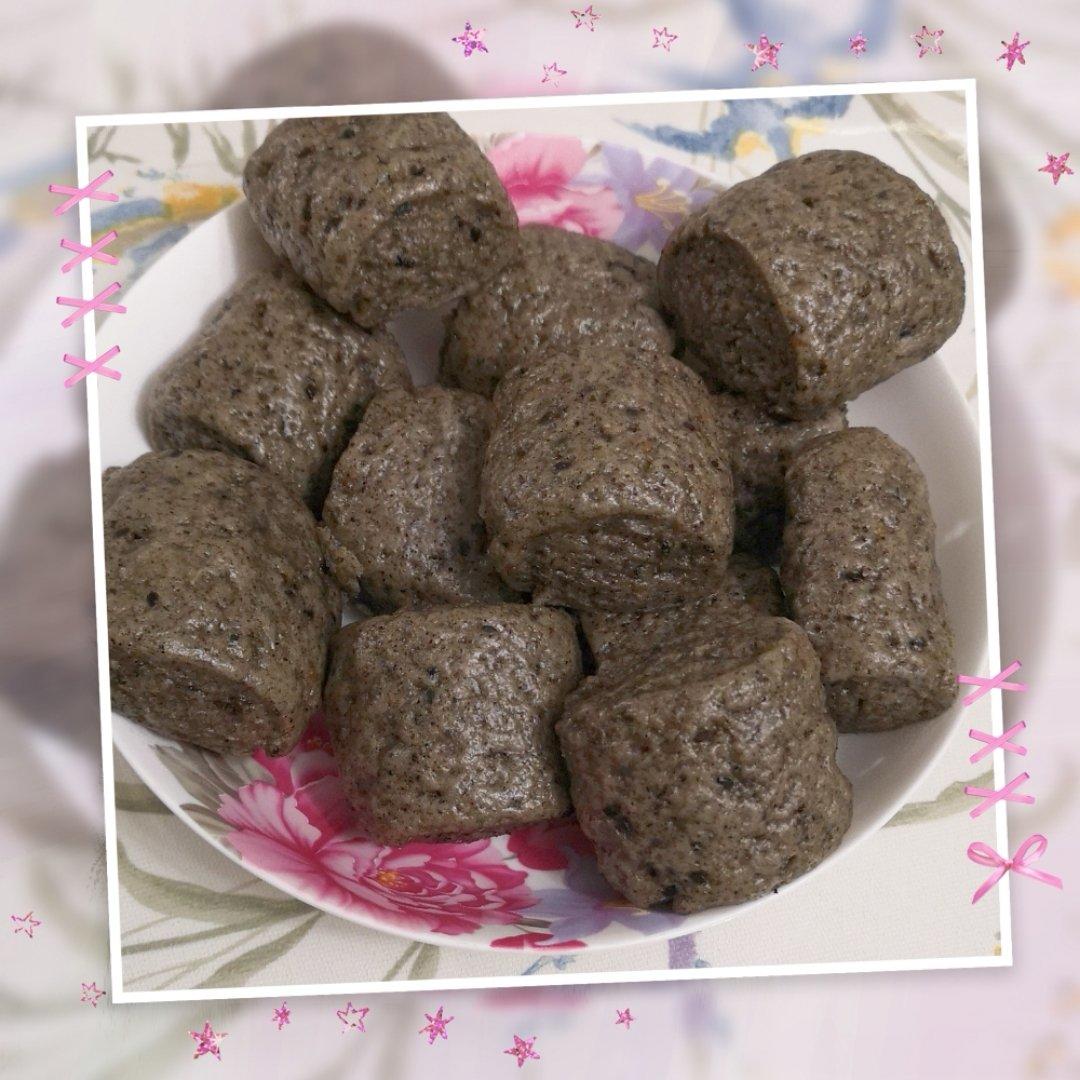 奶香黑芝麻刀切馒头