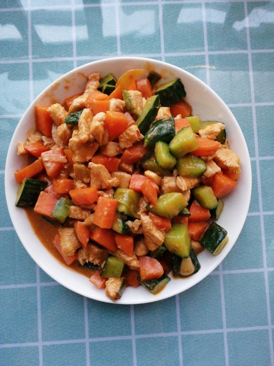 家庭改良版宫爆鸡丁