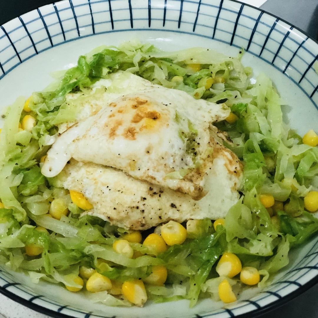 吃不胖的包菜抱蛋（健康美味.减肥早餐）