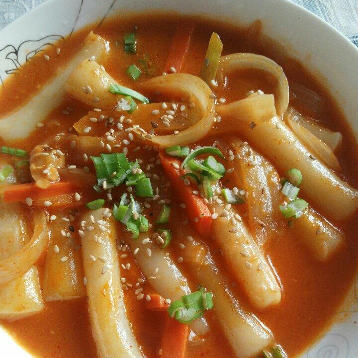 韩式辣炒年糕（or网红芝士套路之芝心年糕）