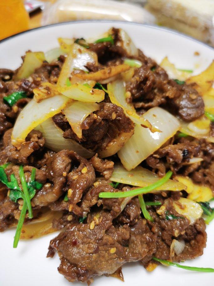 丹丹小姐姐姐姐做的孜然羊肉