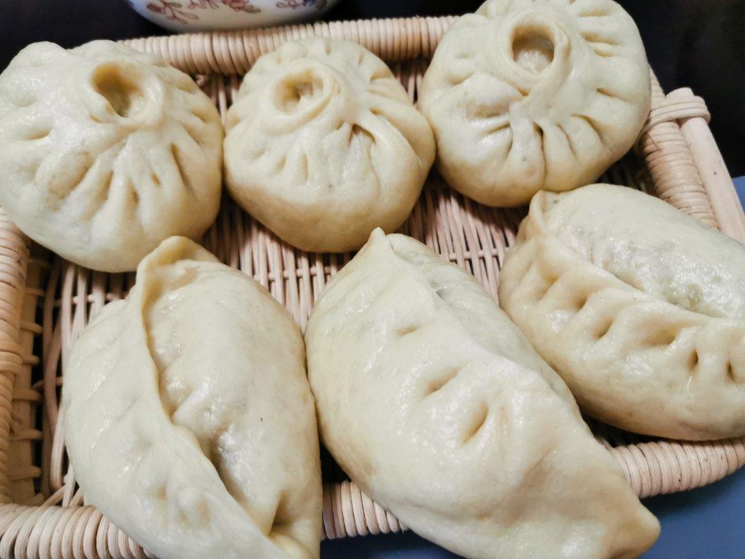 苔干粉丝包子