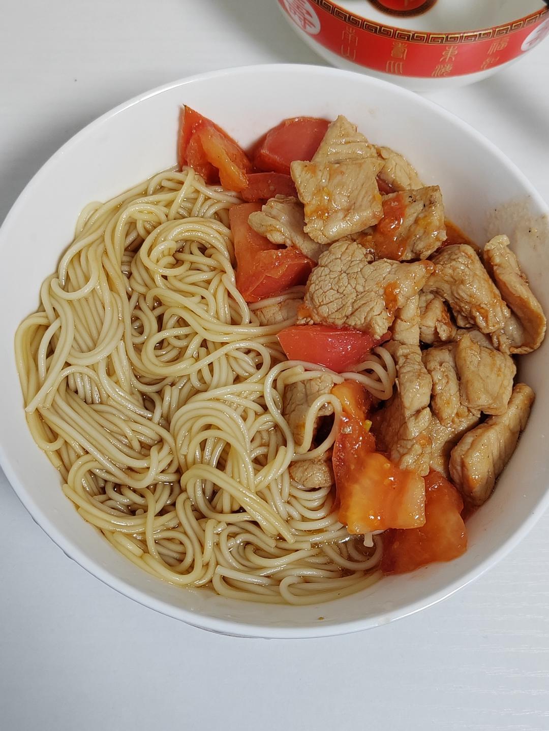 西红柿炒肉片