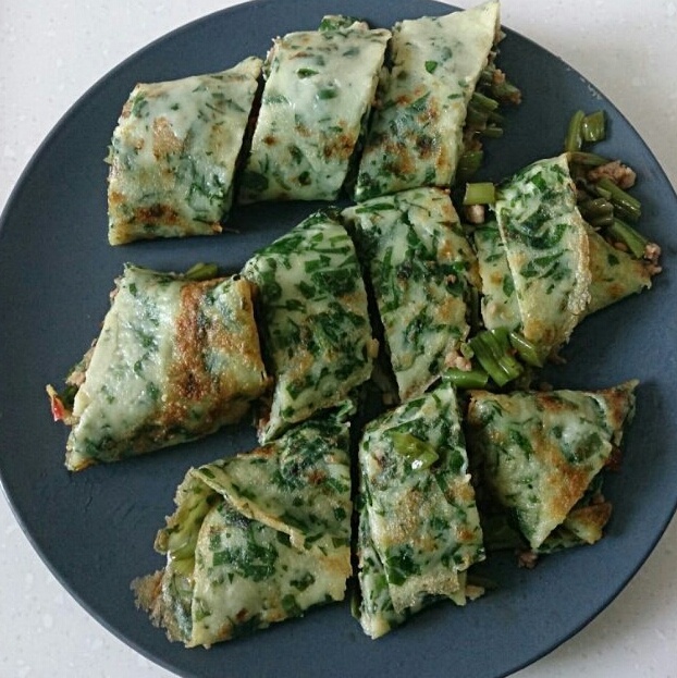 韭菜鸡蛋饼