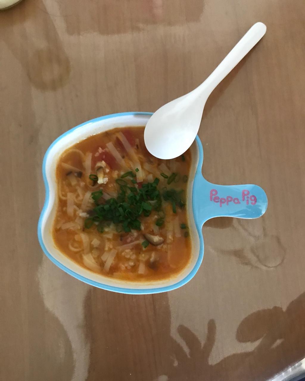 宝宝辅食 | 番茄胡萝卜鲜虾面