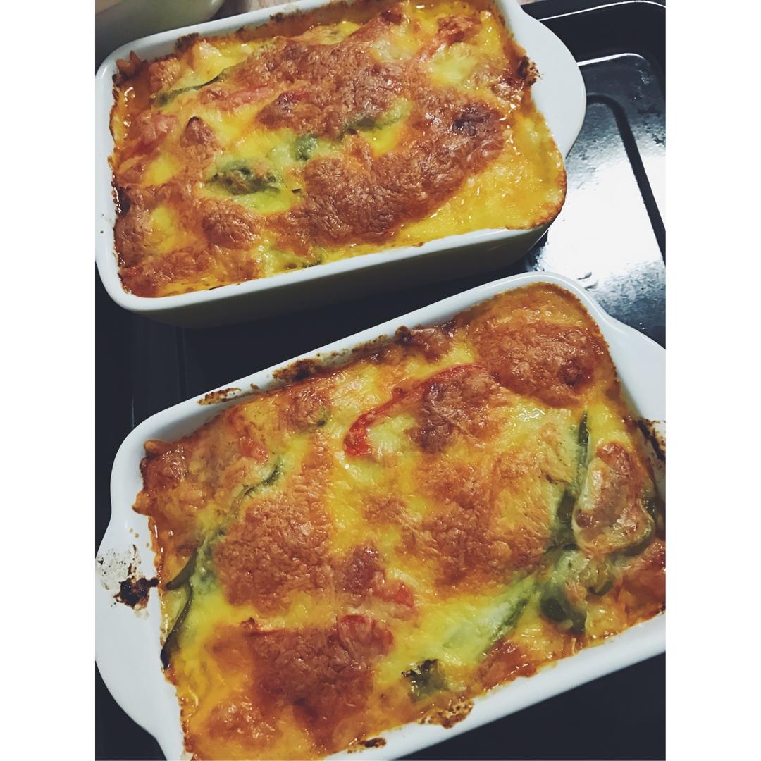 番茄鸡肉浓情焗饭【两人份】