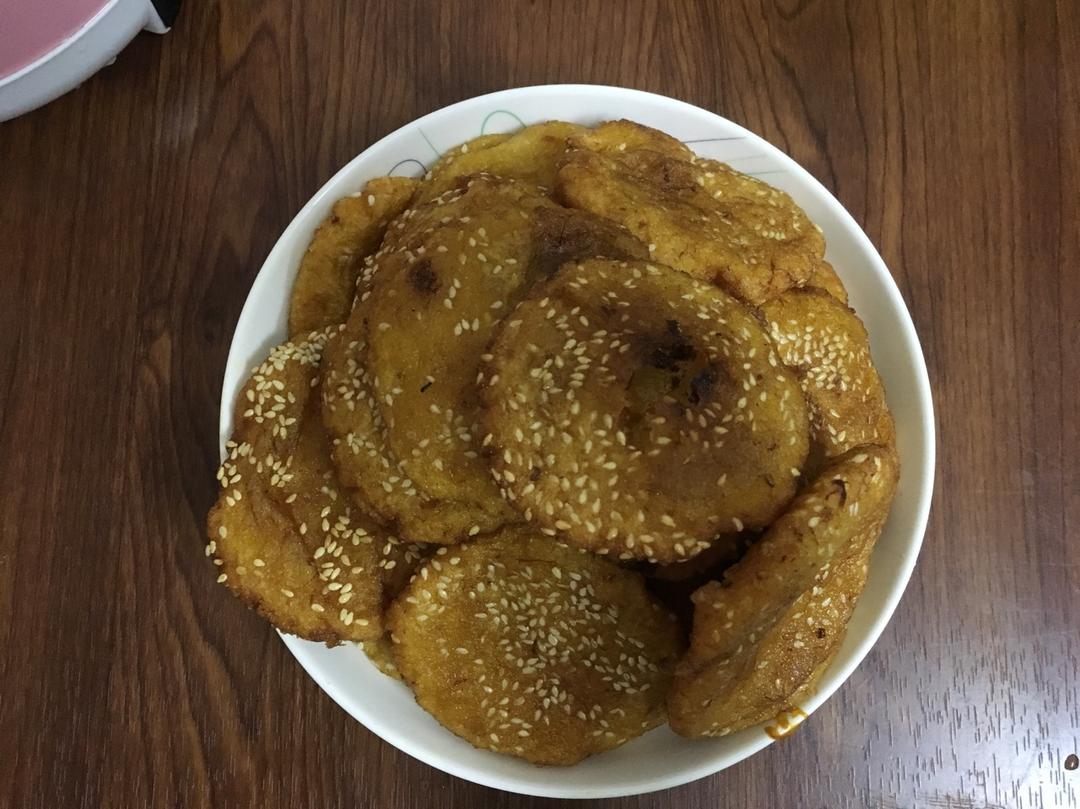 芝麻南瓜饼