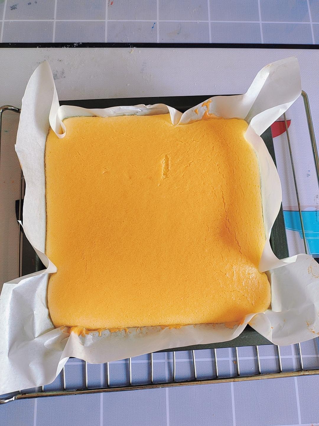 简单又好吃的古早蛋糕（8寸方盘）