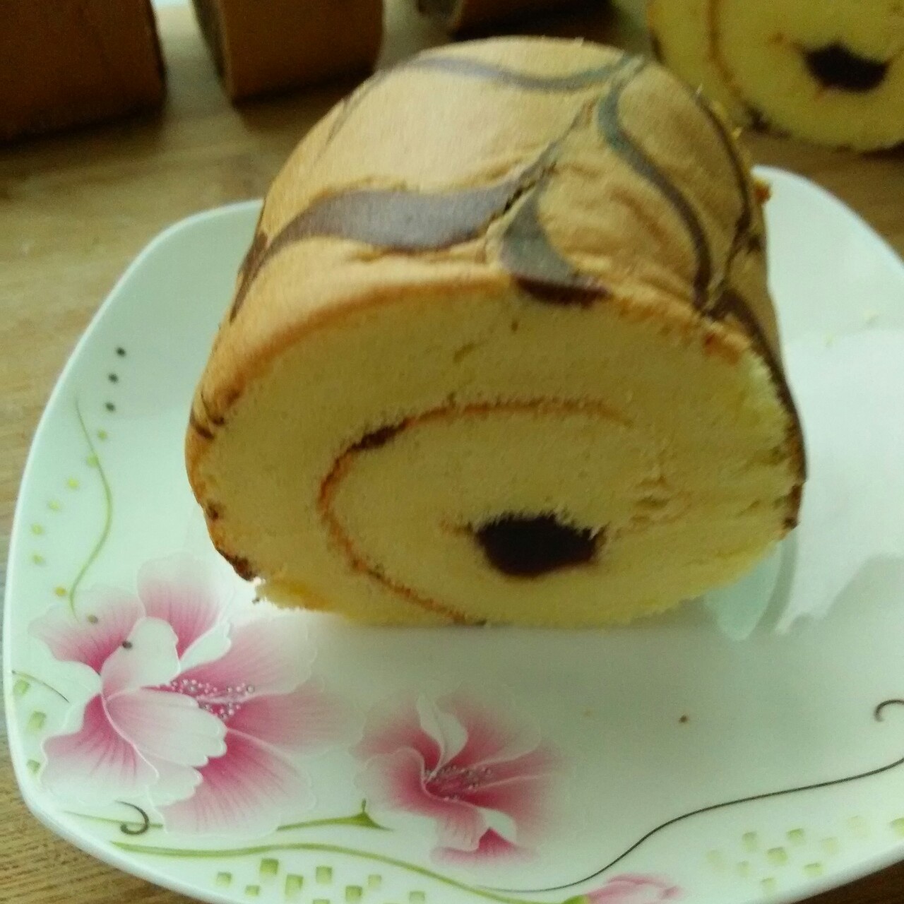 千叶纹蛋糕卷