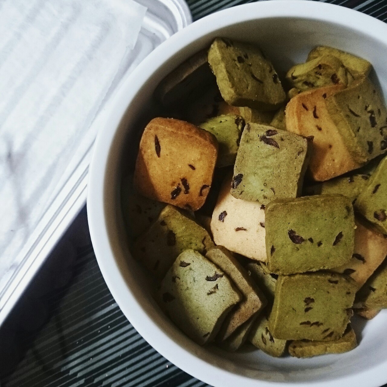 抹茶蔓越莓饼干
