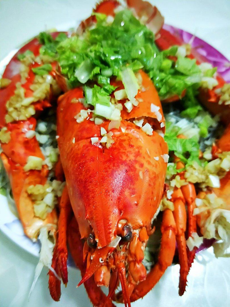 蒜蓉龙虾蒸粉丝